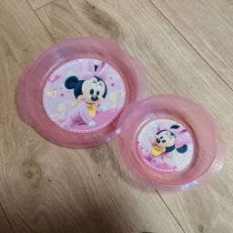 Plastový talířek a miska Minnie
