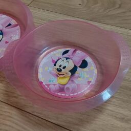 Plastový talířek a miska Minnie