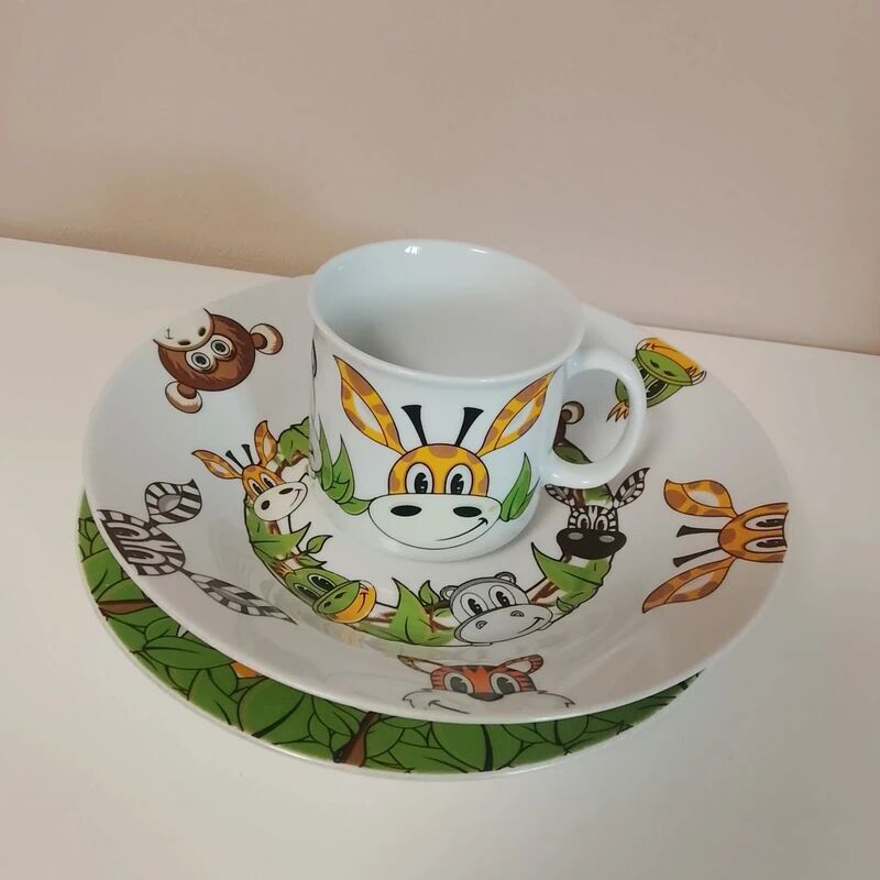 Dětská jídelní sada Safari