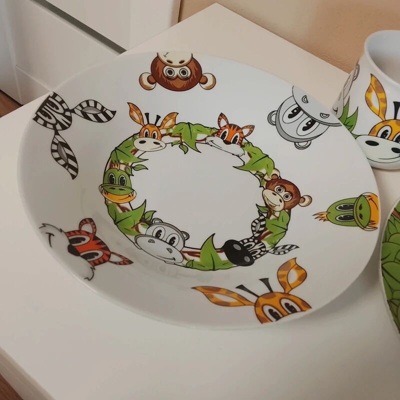 Dětská jídelní sada Safari