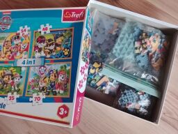 Puzzle Tlapková patrola 4v1